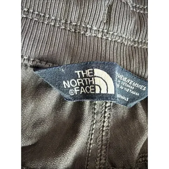 The North Face Shorts Womens Large Black Aphrodite Elastic Waist Hike Gym 4" - Picture 6 of 10